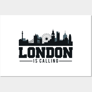 Awesome London Is Calling Skyline UK Posters and Art